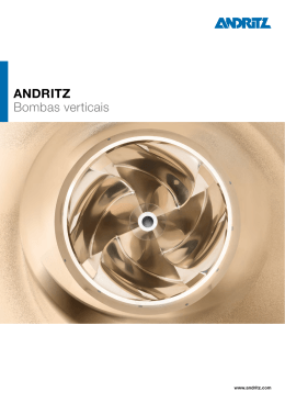 Andritz - Bombas verticais