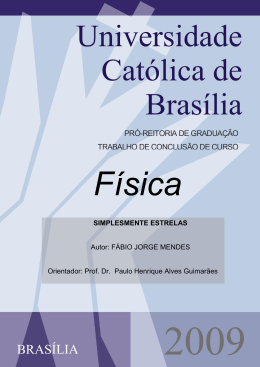 Simplesmente Estrelas - Universidade Católica de Brasília
