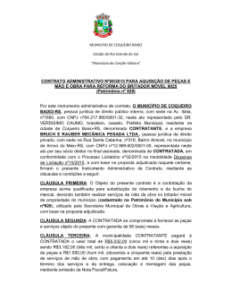 Contrato 059/2015 - Município de Coqueiro Baixo