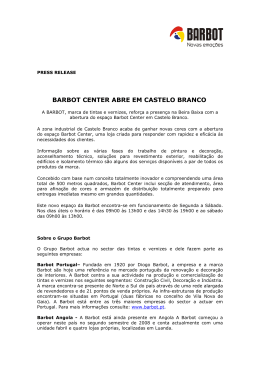 BARBOT CENTER ABRE EM CASTELO BRANCO