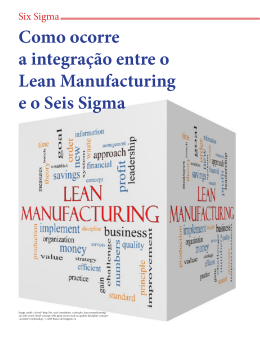 Como ocorre a integração entre o Lean Manufacturing e o