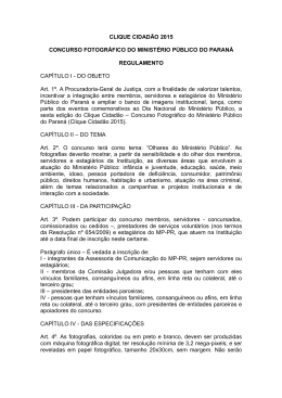 Clique Cidadão 2015 - Ministério Público do Paraná