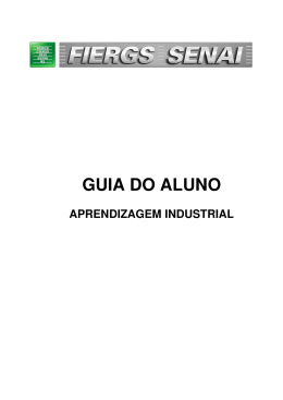 GUIA DO ALUNO - Aprendizagem Industrial