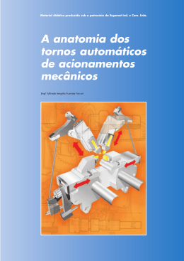 A anatomia dos tornos automáticos de acionamentos mecânicos