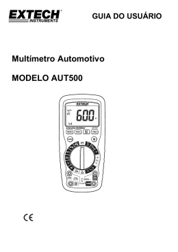 Multímetro Automotivo MODELO AUT500