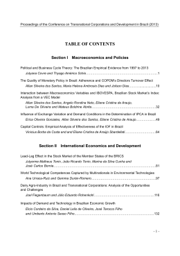 TABLE OF CONTENTS - Transnational Corporations Review