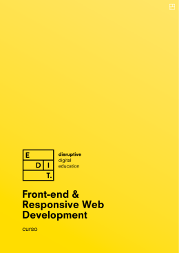 Front-end & Responsive Web Development