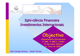 Investimentos Internacionais - Ephi