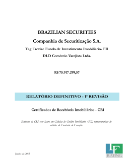 Rating - BFRE - Brazilian Finance e Real Estate