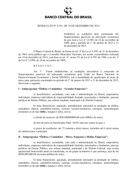Resolução nº 4.391, de 19 de dezembro de 2014