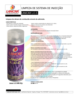 Ficha de produto LANCAR LCC