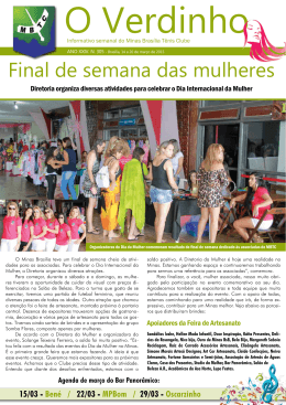 Veja a versão 305 em PDF - Minas Brasília Tênis Clube