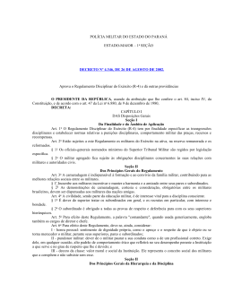 Decreto 4.346 26 de agosto de 2002 Regulamento