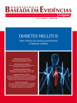 Diabetes mellitus - Colgate Profissional