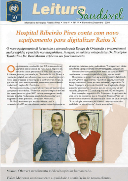 Hospital Ribeirão Pires conta com novo equipamento para