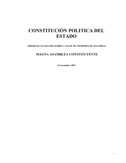 constitución politica del estado