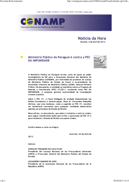 Personata Relacionamento - Ministério Público do Paraná