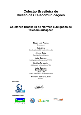 Glossário Brasileiro de Direito das Telecomunicações