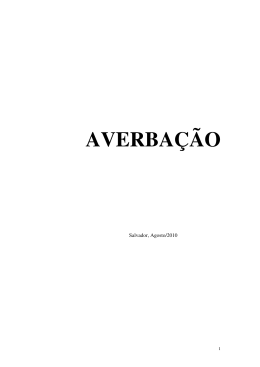 Cartilha Averbação - PGE - Procuradoria Geral do Estado da Bahia