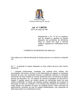 Lei n°1687/91 - Prefeitura de Aracaju