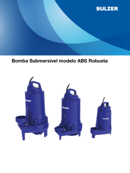 Bomba Submersível modelo ABS Robusta