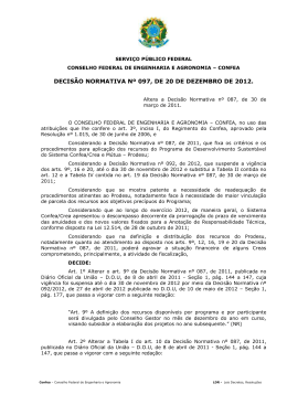 decisão normativa nº 097, de 20 de dezembro de 2012.