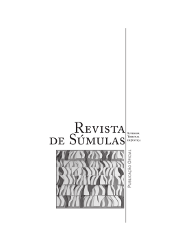 Revista de Súmulas - Chaia Ramos & Advogados