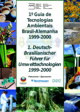 1º Guia de Tecnologias Ambientais Brasil-Alemanha 1999