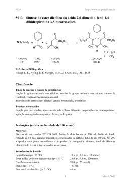 5013 Síntese do éster dietílico do ácido 2,6-dimetil-4-fenil