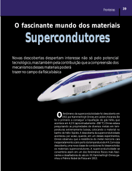Supercondutores Supercondutores - Universidade Federal de São