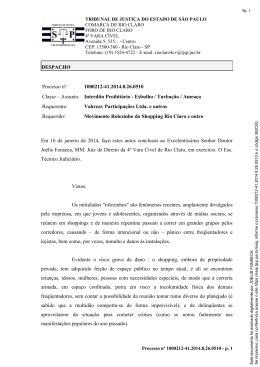DESPACHO Processo nº: 1000212-41.2014.8.26.0510 Classe