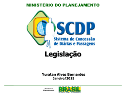 SCDP Legislação(1) - Portal de Compras do Governo Federal