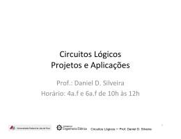 Circuitos Lógicos Projetos e Aplicações