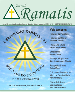 Edição 45 - Sociedade Espírita Ramatis