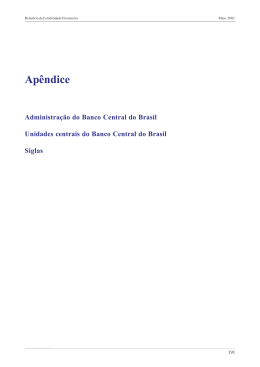 Apêndice (PDF - 15 KB) - Banco Central do Brasil
