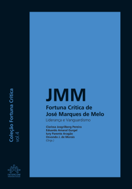 Fortuna Crítica de José Marques de Melo - Portcom