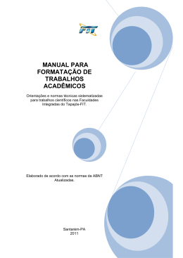 manual para formatação de trabalhos acadêmicos-fit