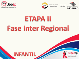 Inter Regional Inf Informações Gerais - Etapa II