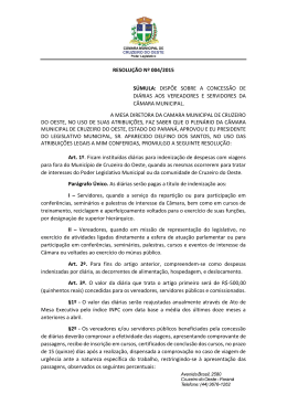 resolução 004.2015 - Câmara de Cruzeiro do Oeste