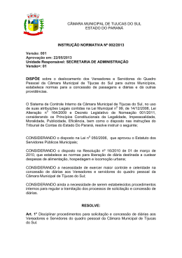 instrucao normativa - Câmara de Tijucas do Sul