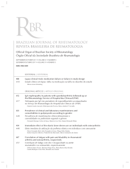 RBR 51(5) - Book.indb - Sociedade Brasileira de Reumatologia
