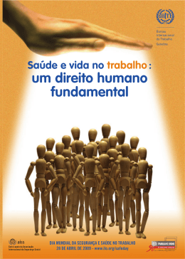 Saúde e vida no trabalho : um direito humano fundamental