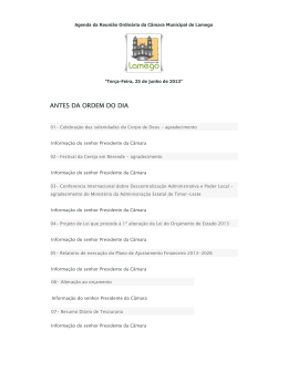 25 de Junho de 2013 - Câmara Municipal de Lamego