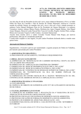 Acta 3A - 02.12.09 - pt - Câmara Municipal de Montemor-o-Novo