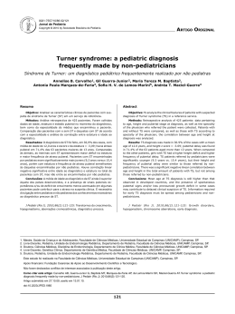 Turner syndrome: a pediatric diagnosis frequently made by