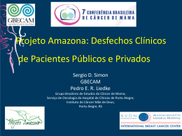 Projeto Amazona: Desfechos Clínicos de Pacientes Públicos e