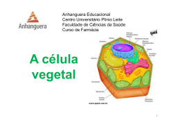 A célula vegetal