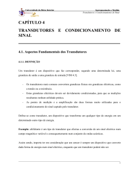 Cap04_Transdutores - Universidade da Beira Interior