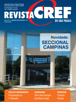 SECCIONAL CAMPINAS - Conselho Regional de Educação Física