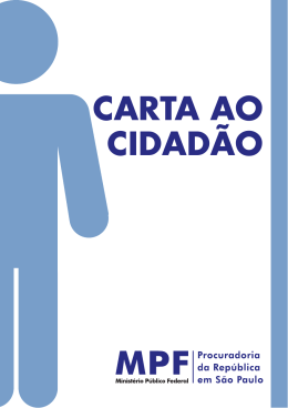 CARTA AO CIDADÃO